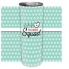 Elanze Designs Nurse Squad Teal Heartbeat 20 ounce Stainless Steel Travel Tumbler - 2 of 4