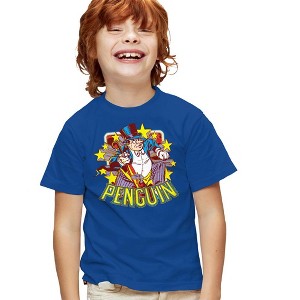 Boys' Short Sleeve Penguin Stars T-Shirt - 1 of 4