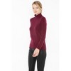 JENNIE LIU Women's 100% Pure Cashmere Long Sleeve Turtleneck Pullover Sweater - 3 of 4
