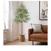 83 Inches Artificial Olive Tree Artificial Plant Faux Plant For Home Decor Indoor Outdoor Office 7 FT Decorative Fruit - 4 of 4