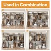 Besiost Freestanding Closet System with 8 Hannging Rods and Drawers, Hanging Closet Organizer with 10 Shelves - 3 of 4
