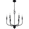 Quoizel Lighting - Blanche - 6 Light Chandelier in Matte Black - 4 of 4