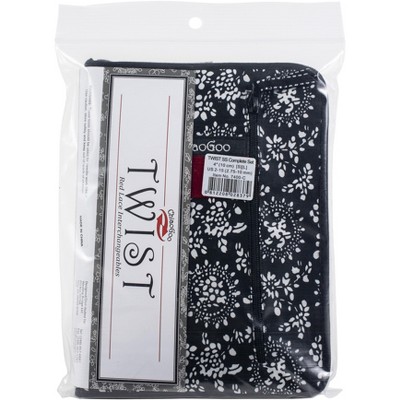 ChiaoGoo TWIST Red Lace Intchg Knitting Needle 4" Tip Set-Complete