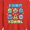 Boys' - SpongeBob SquarePants - Kamp Koral Kamp Koral Patches Long Sleeve Graphic T-Shirt - 2 of 4