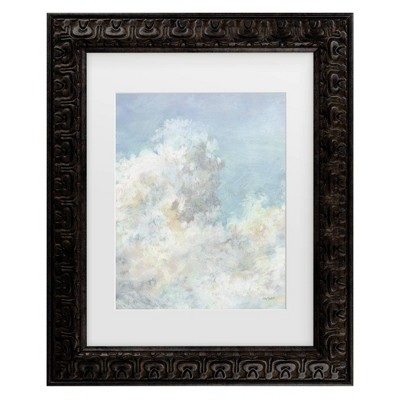 Trademark Fine Art Lisa Audit Heavenly Blue 05 Matted Framed Art Frame