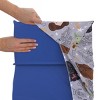 NoJo Star Wars Welcome to the Galaxy Navy and Gray Yoda, Princess Leia, R2-D2 , Chewbacca, and Darth Vader Preschool Nap Pad Sheet - 4 of 4
