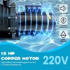 1.5HP Variable Speed Pool Pump 220V – 2-Speed Energy-Saving Motor, 3000-8000 GPH High Flow - 4 of 4