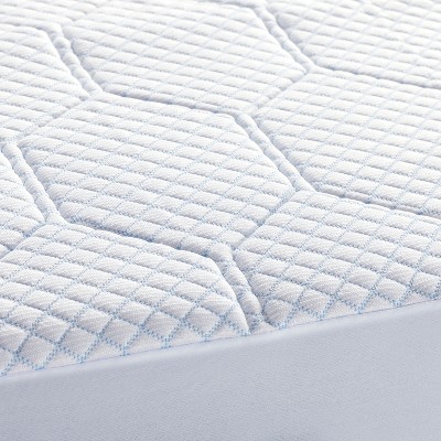 Vibe Cooling Quilted Memory Foam Mattress Pad, Queen Target