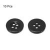 Unique Bargains Resin Snap Fastener Round Flat 4-Hole Sewing Buttons 10 Pcs - 3 of 4