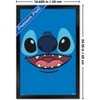 Trends International Disney Lilo and Stitch - Giant Face Smile Framed Wall Poster Prints - 3 of 4