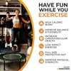 LEAPS & REBOUNDS Round Mini Fitness Trampoline & Rebounder Indoor Home Gym Exercise Equipment Low Impact Workout for Adults - 4 of 4