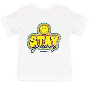 The Juniper Shop SmileyWorld Stay Groovy Toddler Short Sleeve Tee - 1 of 4