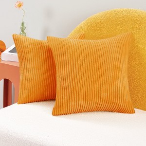 Deconovo Corduroy Throw Pillow Covers 2-Pack – Soft & Durable - 1 of 4