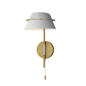 Maxim Lighting Lucas 1 - Light Wall Light in  Natural Aged Brass - 1 of 4