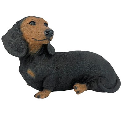 Design Toscano Black Dachshund Puppy Dog Statue - Black