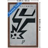 Trends International NBA San Antonio Spurs - Logo 25 Framed Wall Poster Prints - 3 of 4