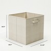 Hastings Home Set of Storage Cubes - Beige, 8 Pieces - 3 of 4