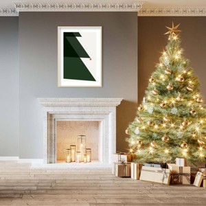 Amanti Art 30"x41" Silent Night 2 by Kubistika Wood Framed Wall Art Print - 1 of 4