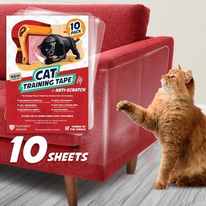 Panther Armor Cat Scratch Furniture Protector, Clear Plastic Double-Sided Anti-Scratch Sticky Sheets - 1 of 1