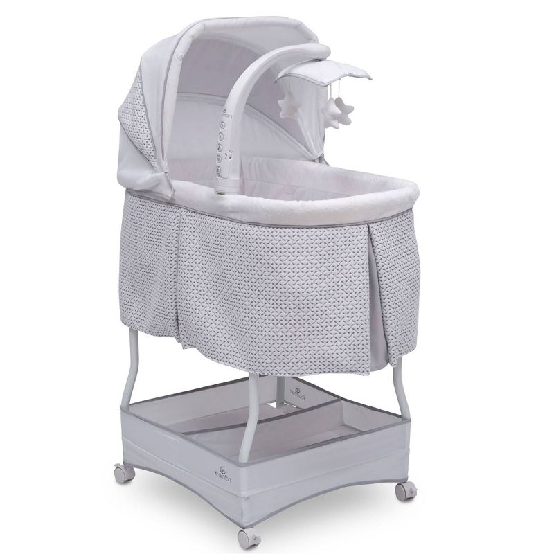 Delta Children Serta iComfort Hands-Free Auto-Glide Bedside Bassinet Portable Crib Features Silent Smooth Gliding Motion That Soothes Baby - Cameron, 1 of 12