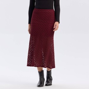 Women's Lace Flared Midi Skirt - A New Day™ - 1 of 3