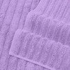 BAGOKIE 100% Turkish Cotton Corduroy Ribbed Bath Towels 6-Piece Set - 2 of 4