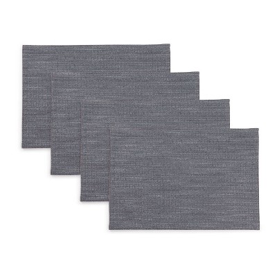 4pk Harper Placemats Gray - Town & Country Living