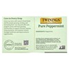 Twinings Pure Herbal Tea, Pure Peppermint, Caffeine Free, 50 Tea Bags, 3.53 oz (100 g) - 2 of 3