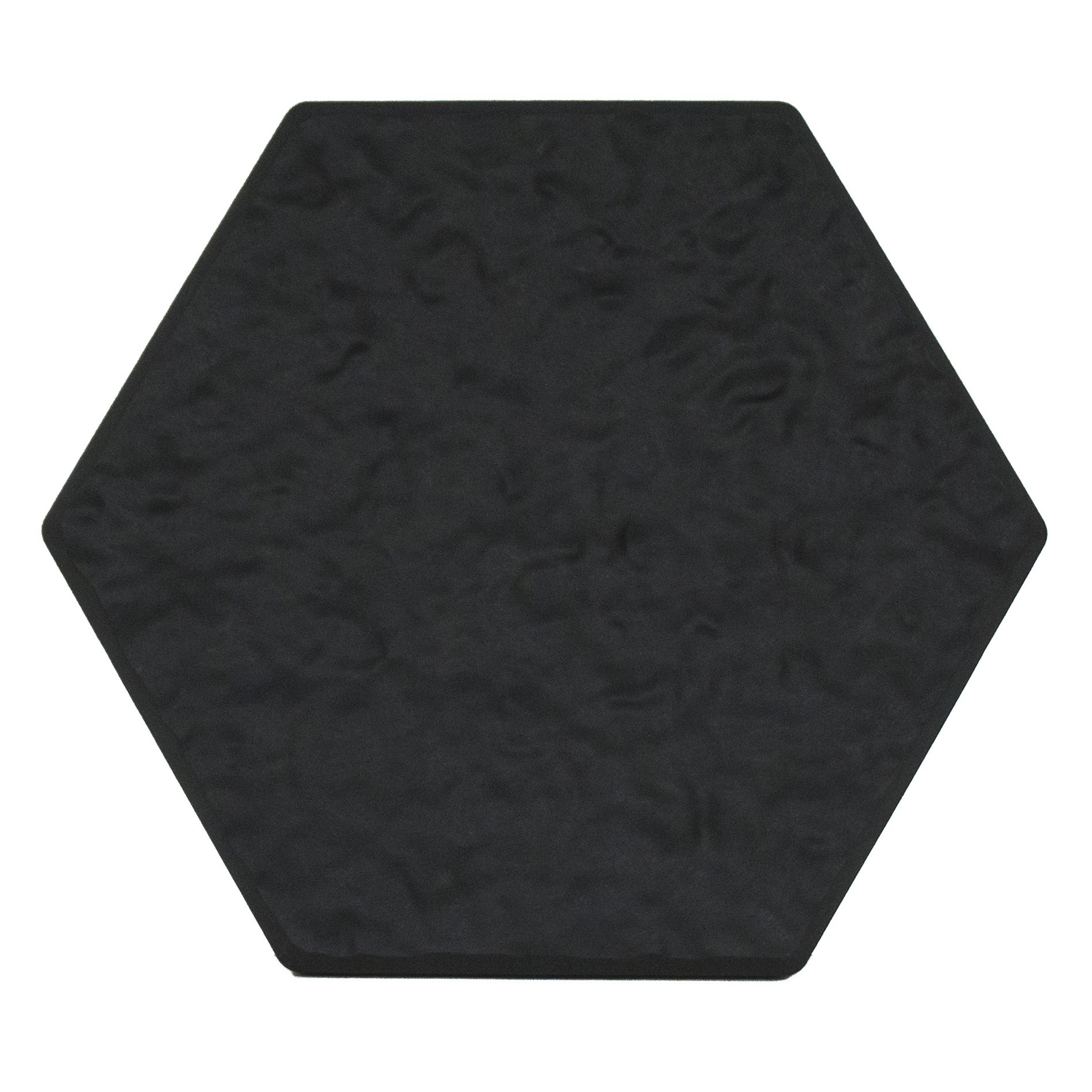 TierraVerde 10 Pack 12" x 12" Stomp Stone Decorative Stepping Squares, Outdoor Yard Decoration Kit for Gardening and Landscaping, Black