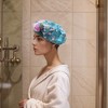 Unique Bargains High Elasticity Print Shower Cap 1 Pc - 3 of 4