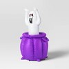 5' Ghost with Cauldron Animated LED Inflatable Up and Down Decoration White - Hyde and EEK! Boutique™ - 3 of 3