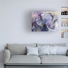 Trademark Fine Art - Richard Wallich Blue Elephant Matted Framed Art - 2 of 4