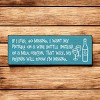Slickblue Missing Picture on Wine Bottle Sign, 3.5x10 Solid Pine Rustic Wood Plaque, Multiple Colors - 2 of 3