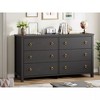 7 Dresser for Bedroom,  Modern Wide Drawer Dresser with Storage, Wooden Closet Dressers Chest of Drawers Freestanding for Bedroom, Nursery - 3 of 4