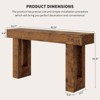 63" Console Table, Farmhouse Narrow Entryway Table , Long Sofa Table, Console Tables for Entryway - 2 of 4