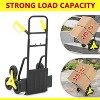 COZONY Stair Climbing Dolly, 330 lbs, Foldable Hand Truck with 6 Rubber Wheels, Telescoping Handle, Heavy Duty Cart for Luggage, Warehouse, Shopping - 2 of 4