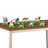 Beistle Jungle Safari Animal Mini Centerpieces, 3"-5.5", 2 packages containing 8 animals cutouts each (16/Pkg) Multicolored - 2 of 3