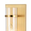 Vaxcel Bari 1 - Light Sconce in  Satin Brass - 4 of 4