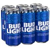 Bud Light American Lager Beer - 6pk/16 fl oz Cans - 2 of 4