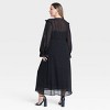 Women's Long Sleeve Sheer Maxi Dress - A New Day™ - 2 of 3