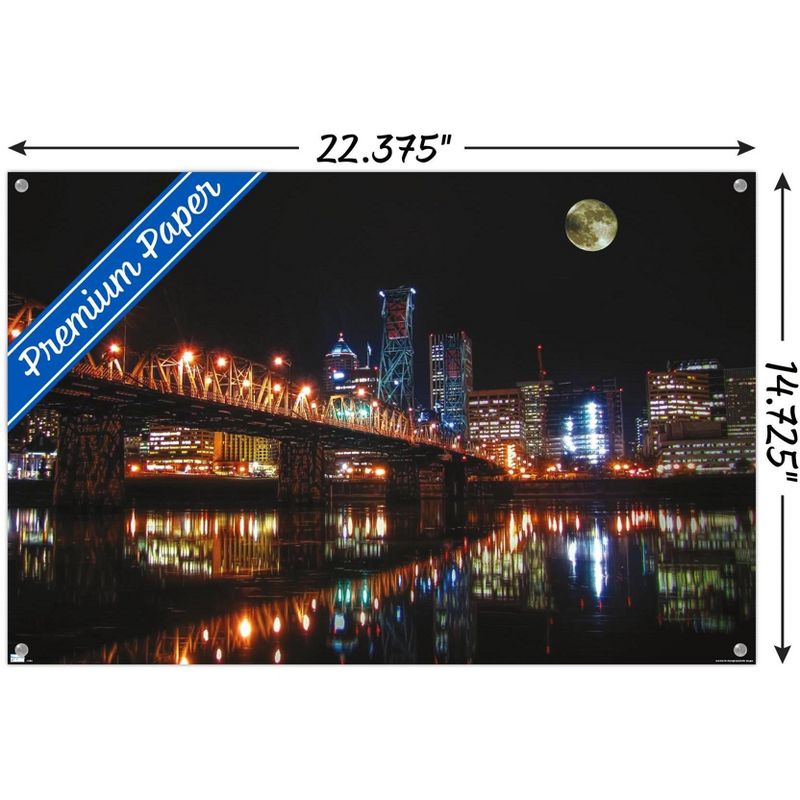 Trends International Cityscapes - Portland, Oregon Unframed Wall Poster Prints, 3 of 7
