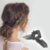 Unique Bargains Stylish Bow Striped Hair Ties 1 Pc - 2 of 4