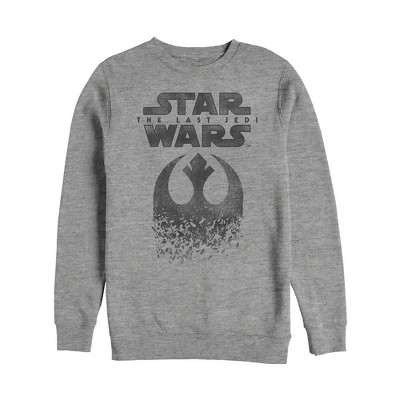 Men's Star Wars The Last Jedi Rebel Logo Fleck Sweatshirt : Target