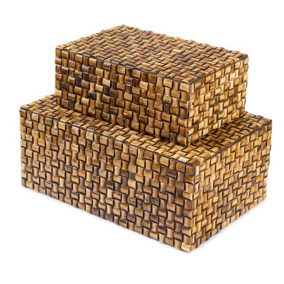 Nomad Decorative Boxes, Set of 2