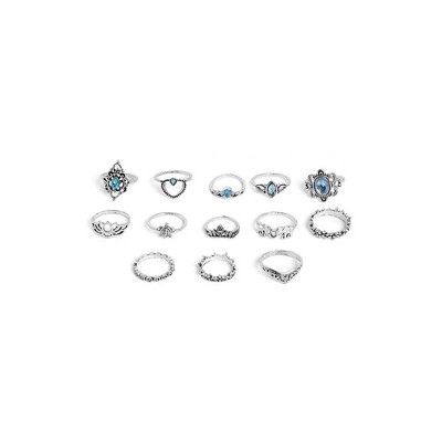 SOHI Women Silver Coloured Rings