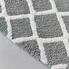 ChicFurnit Bath Rug and Mat Reversible High Pile Microfiber Bath Rug with Dual Design for Bathroom, Gray, 60"*24"*1.25" - 4 of 4