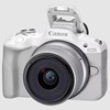 Canon EOS R50 Mirrorless Camera w/ RF-S 18-45mm F4.5-6.3 IS STM Lens -White 5812C012 - 3 of 4