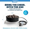 Camco Portable Campfire Outdoor Propane Heater Fire Pit with Lava Rocks, Black - 4 of 4