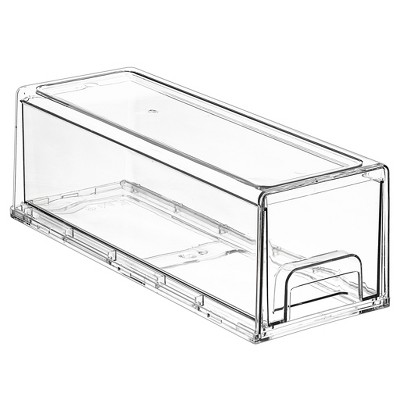 Sorbus Clear Stackable Pull Out Fridge Drawers (2 Pack | Medium) : Target