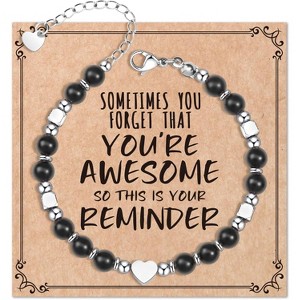 Healing Natural Stone Bracelets for Women Girls, Sometimes You Forget You're Awesome - 1 of 4